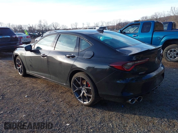 2023 Acura TLX Type S with VIN 19UUB7F97PA000738, listed as a IAAI auction lot 41825394 with 178,047 mi miles and . Bid and sale history available at DreamBid. Image 3.