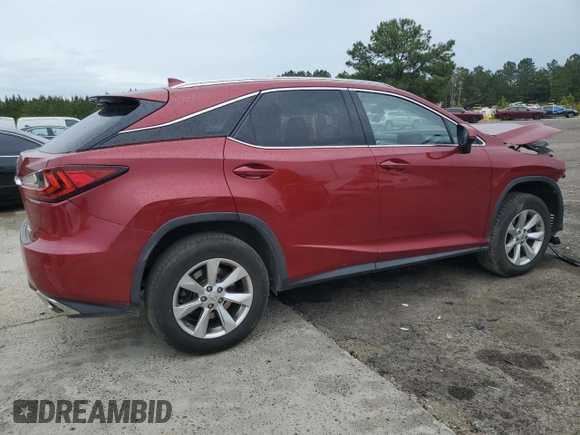 2016 Lexus RX 350 z VIN JTJBZMCA9G2001394, wystawiony jako Copart lot #56181355 z przebiegiem 106 161 mil mil oraz Szkoda całkowita • Salvage title. Historia ofert i sprzedaży dostępna na DreamBid. Obrazek 3.