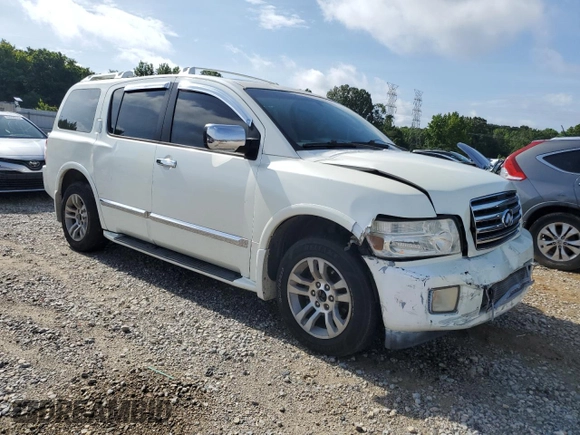 2005 Infiniti QX56 with VIN 5N3AA08C35N804838, listed as a Copart auction lot 60927015 with 171,556 mi miles and Clean title. Bid and sale history available at DreamBid. Image 4.