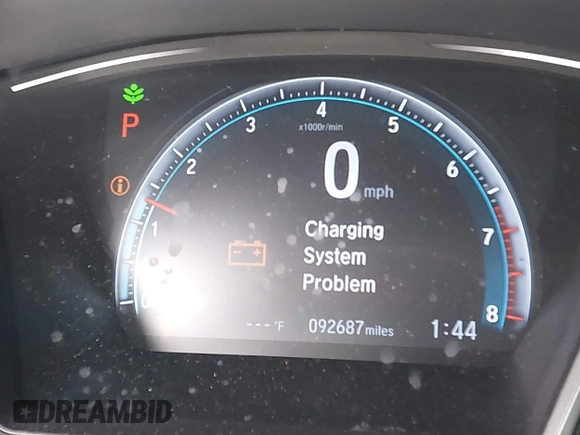 2018 Honda Civic EX with VIN 19XFC2F75JE035935, listed as a IAAI auction lot 41795110 with 92,687 mi miles and . Bid and sale history available at DreamBid. Image 16.