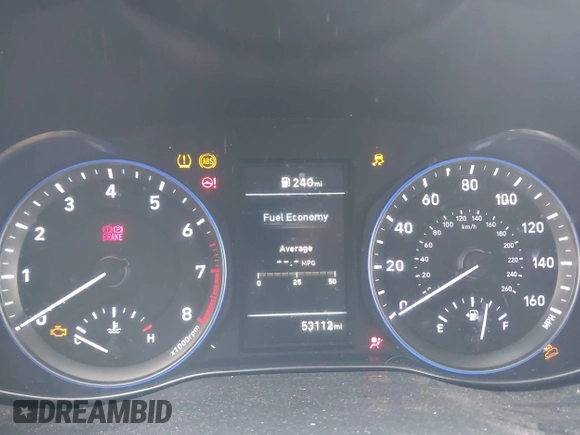 2021 Hyundai Kona SE z VIN KM8K1CAA8MU738427, wystawiony jako IAAI lot #41898475 z przebiegiem 53 112 mil mil oraz . Historia ofert i sprzedaży dostępna na DreamBid. Obrazek 7.