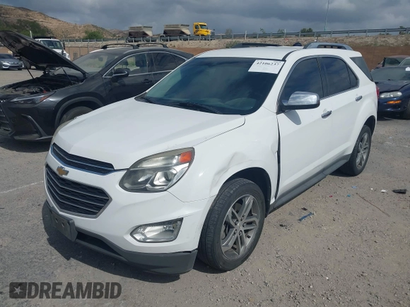 2016 Chevrolet Equinox LTZ with VIN 1GNALDEK6GZ102462, listed as a IAAI auction lot 42106237 with 170,591 mi miles. Bid and sale history available at carsss.com. Image 17.