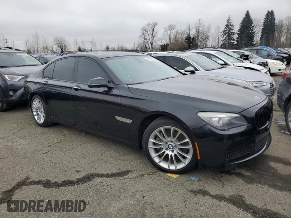 2014 BMW 7 Series 750i xDrive with VIN WBAYB6C53ED224562, listed as a Copart auction lot 41780975 with 81,495 mi miles and Clean Title. Bid and sale history available at carsss.com. Image 4.
