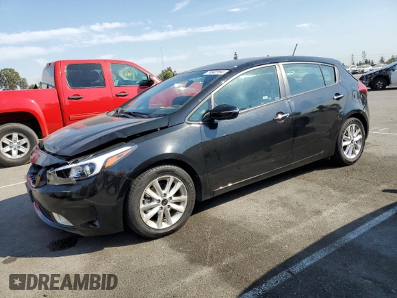 2017 Kia Forte5 LX with VIN KNAFK5A83H5690876, listed as a Copart auction lot 74842154 with 21,191 mi miles and Salvage Title. Bid and sale history available at carsss.com. Image 1.