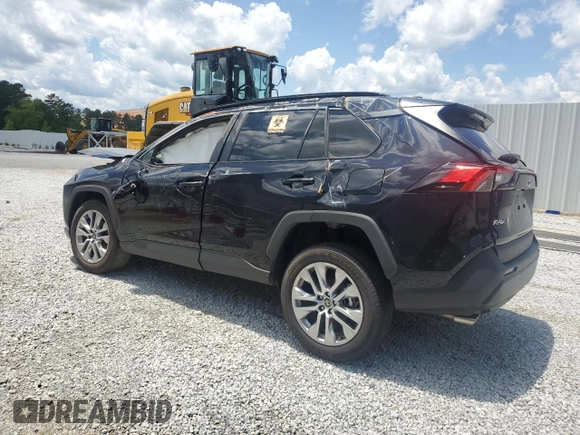 2025 Toyota RAV4 XLE Premium with VIN 2T3C1RFVXSW373756, listed as a Copart auction lot 58671675 with 3,782 mi miles and Salvage title. Bid and sale history available at DreamBid. Image 2.