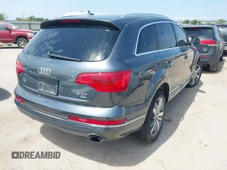 2013 Audi Q7 Premium Plus with VIN WA1LGAFE6DD006850, listed as a IAAI auction lot 42337472 with 107,937 mi miles and . Bid and sale history available at DreamBid. Image 4.
