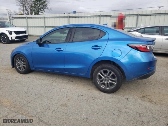 2019 Toyota Yaris Sedan L with VIN 3MYDLBYV5KY511895, listed as a Copart auction lot 48229085 with 150,307 mi miles and Salvage Title. Bid and sale history available at carsss.com. Image 2.