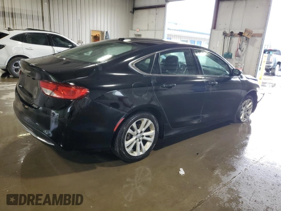 2015 Chrysler 200 Limited with VIN 1C3CCCAB8FN724900, listed as a Copart auction lot 60056645 with 143,032 mi miles and Salvage title. Bid and sale history available at DreamBid. Image 3.