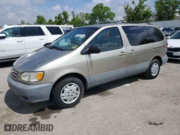 2001 Toyota Sienna LE с VIN 4T3ZF13C61U398183, выставлен на аукционе Copart как лот 56903725 с пробегом 149 676 миль миль и Чистый • Clean title. История ставок и продаж доступна на DreamBid. Изображение 1.