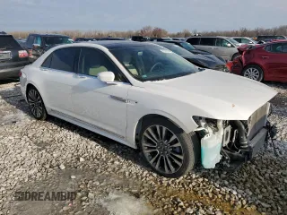 2017 Lincoln Continental Reserve with VIN 1LN6L9RP2H5620896, listed as a Copart auction lot 81576334 with 68,118 mi miles and Salvage Title. Bid and sale history available at carsss.com. Image 4.