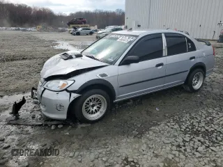 2004 Honda Civic VP with VIN 1HGES16394L008501, listed as a Copart auction lot 49694475 with 0 mi miles and Salvage Title. Bid and sale history available at carsss.com. Image 1.
