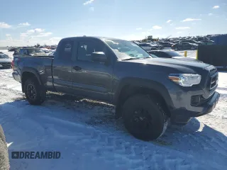 2022 Toyota Tacoma SR with VIN 3TYRZ5CN2NT020227, listed as a Copart auction lot 46265055 with 23,878 mi miles and Salvage title. Bid and sale history available at DreamBid. Image 4.