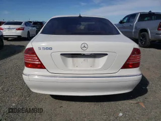 2005 Mercedes-Benz S-Class 5.0L with VIN WDBNG75J95A445994, listed as a Copart auction lot 46492434 with 0 mi miles and Clean Title. Bid and sale history available at carsss.com. Image 6.