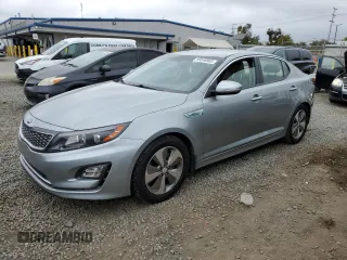 2015 Kia Optima Hybrid EX with VIN KNAGN4AD8F5080052, listed as a Copart auction lot 49336865 with 109,593 mi miles and Salvage Title. Bid and sale history available at carsss.com. Image 1.