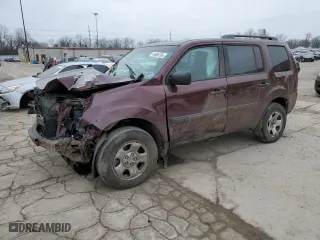 2013 Honda Pilot LX with VIN 5FNYF4H29DB085927, listed as a Copart auction lot 44906785 with 0 mi miles and Salvage Title. Bid and sale history available at carsss.com. Image 1.