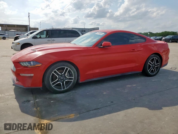 2018 Ford Mustang EcoBoost with VIN 1FA6P8TH2J5156069, listed as a Copart auction lot 55266865 with 133,503 mi miles and Clean Title. Bid and sale history available at carsss.com. Image 1.