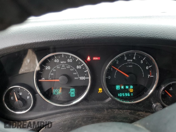 2013 Jeep Wrangler Sahara with VIN 1C4AJWBGXDL579341, listed as a Copart auction lot 55970815 with 105,961 mi miles and Salvage title. Bid and sale history available at DreamBid. Image 9.