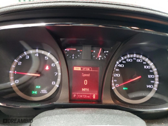 2013 GMC Terrain SLT with VIN 2GKFLVEKXD6167248, listed as a Copart auction lot 47609225 with 134,726 mi miles and Salvage Title. Bid and sale history available at carsss.com. Image 9.