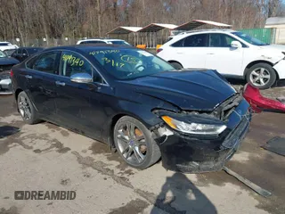 2014 Ford Fusion Titanium with VIN 3FA6P0K9XER119642, listed as a IAAI auction lot 41791340 with 150,777 mi miles. Bid and sale history available at carsss.com. Image 1.