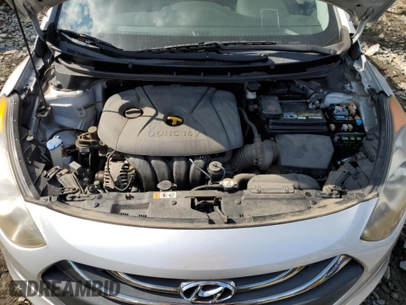 2013 Hyundai Elantra GT with VIN KMHD35LEXDU109993, listed as a Copart auction lot 72182534 with 79,647 mi miles and Salvage Title. Bid and sale history available at carsss.com. Image 11.