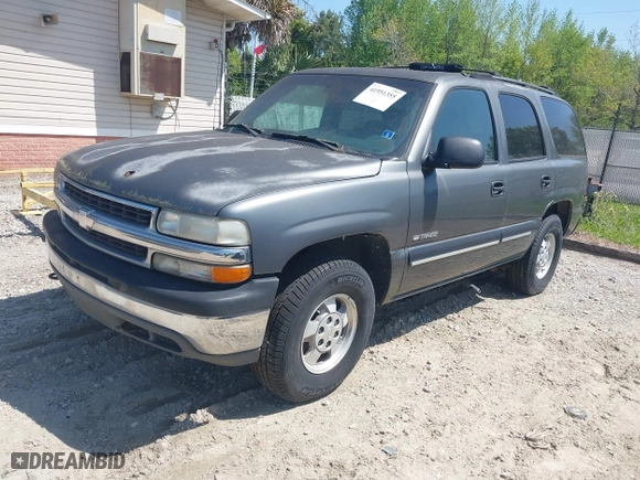 2001 Chevrolet Tahoe LS with VIN 1GNEK13T91J141616, listed as a IAAI auction lot 41951355 with 156,077 mi miles. Bid and sale history available at carsss.com. Image 2.