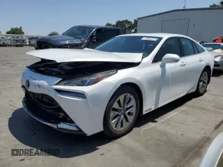 2021 Toyota Mirai XLE с VIN JTDAAAAA9MA001310, выставлен на аукционе Copart как лот 59822215 с пробегом 38 565 миль миль и Списание • Salvage title. История ставок и продаж доступна на DreamBid. Изображение 1.