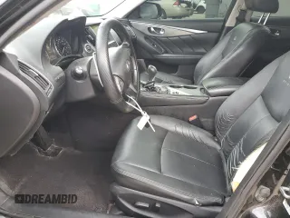 2014 Infiniti Q50 Premium with VIN JN1BV7AP6EM680844, listed as a Copart auction lot 60309715 with 182,173 mi miles and Salvage title. Bid and sale history available at DreamBid. Image 7.