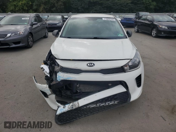 2018 Kia Rio LX with VIN 3KPA24ABXJE071527, listed as a Copart auction lot 71826744 with 47,584 mi miles and Salvage Title. Bid and sale history available at DreamBid. Image 5.