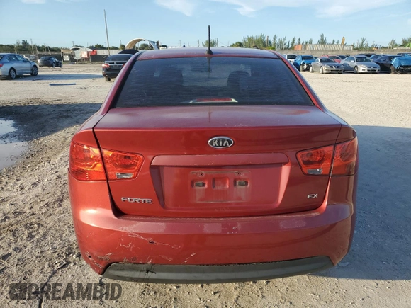 2011 Kia Forte EX with VIN KNAFU4A20B5459585, listed as a Copart auction lot 76109284 with 96,805 mi miles and Salvage Title. Bid and sale history available at carsss.com. Image 6.