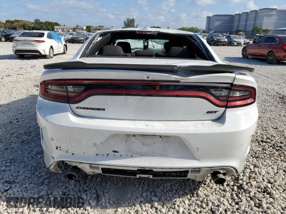2021 Dodge Charger GT with VIN 2C3CDXHG8MH527334, listed as a Copart auction lot 51149374 with 63,519 mi miles and Non Repairable. Bid and sale history available at DreamBid. Image 6.