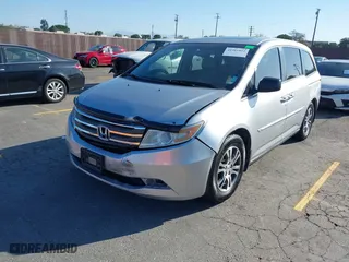 2011 Honda Odyssey EX-L with VIN 5FNRL5H62BB010876, listed as a IAAI auction lot 41981812 with 195,734 mi miles. Bid and sale history available at carsss.com. Image 17.