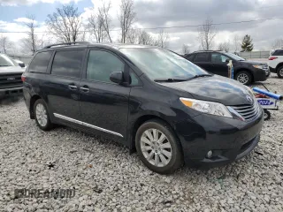 2015 Toyota Sienna Ltd with VIN 5TDDK3DC6FS124667, listed as a Copart auction lot 52009895 with 190,738 mi miles and Clean Title. Bid and sale history available at carsss.com. Image 4.