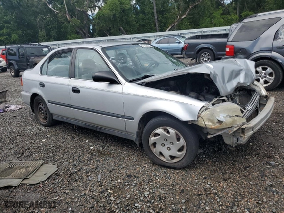 1996 Honda Civic LX "O" w/Air with VIN 1HGEJ6672TL052860, listed as a Copart auction lot 67103484 with 252,846 mi miles and Salvage Title. Bid and sale history available at carsss.com. Image 4.