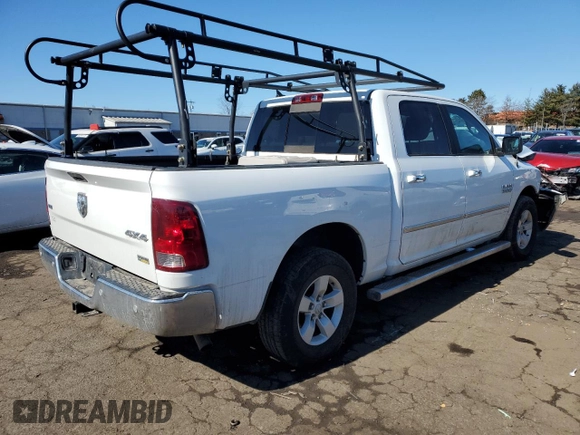 2018 Ram 1500 SLT with VIN 1C6RR7LG3JS272828, listed as a Copart auction lot 46913545 with 161,878 mi miles and Salvage Title. Bid and sale history available at carsss.com. Image 3.