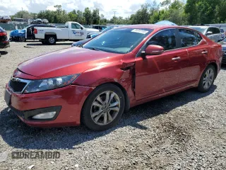 2011 Kia Optima EX z VIN KNAGN4A74B5119658, wystawiony jako Copart lot #56849105 z przebiegiem 117 269 mil mil oraz Szkoda całkowita • Salvage title. Historia ofert i sprzedaży dostępna na DreamBid. Obrazek 1.