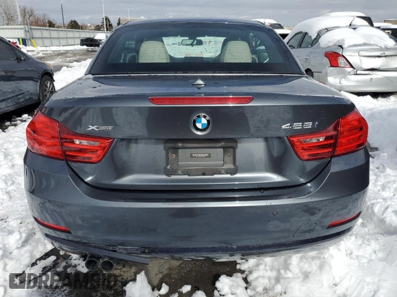 2016 BMW 4 Series 428i xDrive with VIN WBA3T1C57GP822357, listed as a Copart auction lot 45890075 with 51,671 mi miles and Salvage title. Bid and sale history available at DreamBid. Image 6.