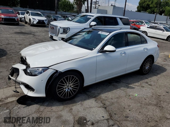 2024 Mercedes-Benz C 300 with VIN W1KAF4HB7RR229936, listed as a Copart auction lot 54760805 with Not Provided miles and Clean Title. Bid and sale history available at DreamBid. Image 1.