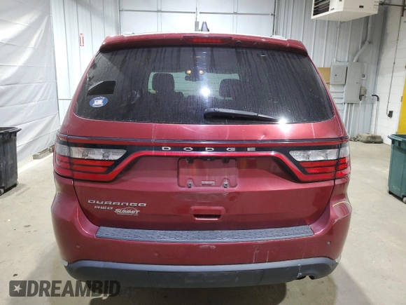 2014 Dodge Durango SXT with VIN 1C4RDJAG7EC586540, listed as a Copart auction lot 58769985 with 354,681 mi miles and Salvage title. Bid and sale history available at DreamBid. Image 6.