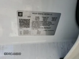 2020 Chevrolet Tahoe LT with VIN 1GNSKBKC6LR279127, listed as a Copart auction lot 59990495 with 102,224 mi miles and Non repairable. Bid and sale history available at DreamBid. Image 14.