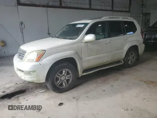 2004 Lexus GX 470 z VIN JTJBT20X240035716, wystawiony jako Copart lot #58972605 z przebiegiem 274 290 mil mil oraz Tytuł czysty. Historia ofert i sprzedaży dostępna na DreamBid. Obrazek 1.
