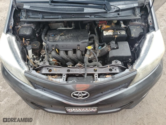 2014 Toyota Yaris L with VIN JTDKTUD32ED587183, listed as a Copart auction lot 75106764 with 0 mi miles and Salvage Title. Bid and sale history available at carsss.com. Image 11.