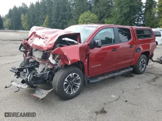 2021 Chevrolet Colorado 4WD Z71 with VIN 1GCPTDE19M1249069, listed as a Copart auction lot 72277473 with 34,271 mi miles and Salvage Title. Bid and sale history available at carsss.com. Image 1.