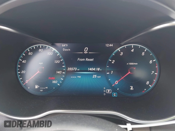 2021 Mercedes-Benz C 300 with VIN W1KWF8DBXMR614581, listed as a IAAI auction lot 42206714 with 35,573 mi miles and . Bid and sale history available at DreamBid. Image 7.