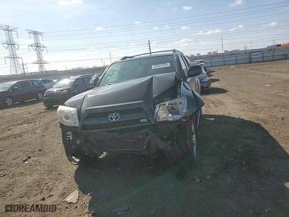 2006 Toyota 4Runner Limited with VIN JTEBT17R568035553, listed as a Copart auction lot 50523785 with 191,729 mi miles and Salvage Title. Bid and sale history available at carsss.com. Image 10.
