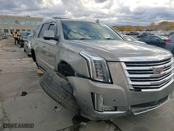 2017 Cadillac Escalade Platinum with VIN 1GYS4DKJ4HR234931, listed as a Copart auction lot 76974884 with 85,140 mi miles and Salvage Title. Bid and sale history available at carsss.com. Image 15.