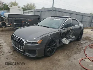 2019 Audi A6 Prestige z VIN WAUM2AF21KN025311, wystawiony jako Copart lot #52219405 z przebiegiem Nie podano mil oraz Czysty tytuł • Clean title. Historia ofert i sprzedaży dostępna na DreamBid. Obrazek 1.
