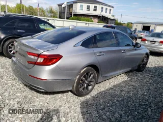 2021 Honda Accord EX-L with VIN 1HGCV1F55MA018972, listed as a Copart auction lot 56281255 with 33,581 mi miles and Salvage title. Bid and sale history available at DreamBid. Image 3.