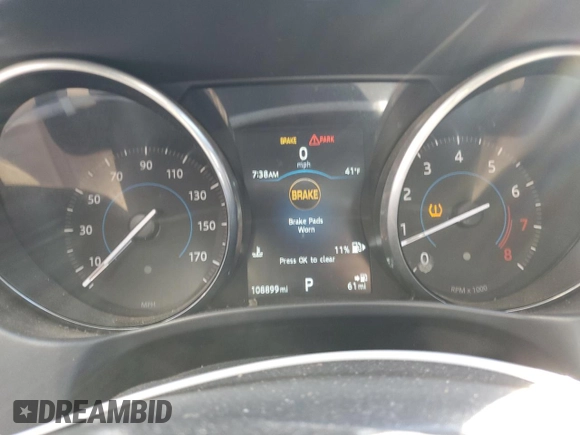 2017 Jaguar XE 35t Premium with VIN SAJAD4BV5HA976145, listed as a Copart auction lot 41840475 with 108,899 mi miles and Clean Title. Bid and sale history available at DreamBid. Image 9.