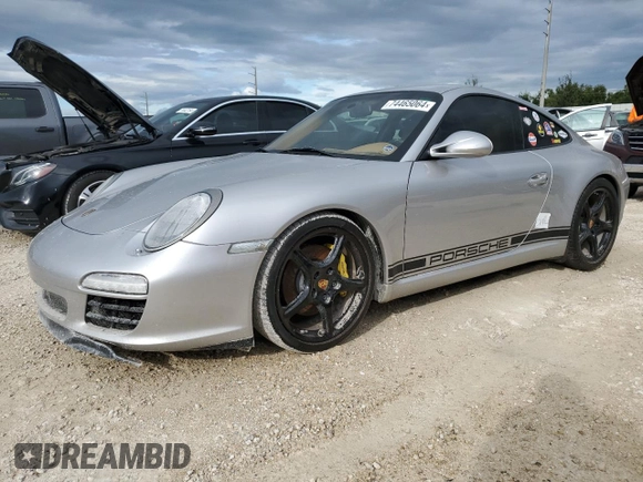 2010 Porsche 911 Carrera with VIN WP0AA2A95AS706400, listed as a Copart auction lot 74465064 with Not Provided miles and Salvage Title. Bid and sale history available at carsss.com. Image 1.