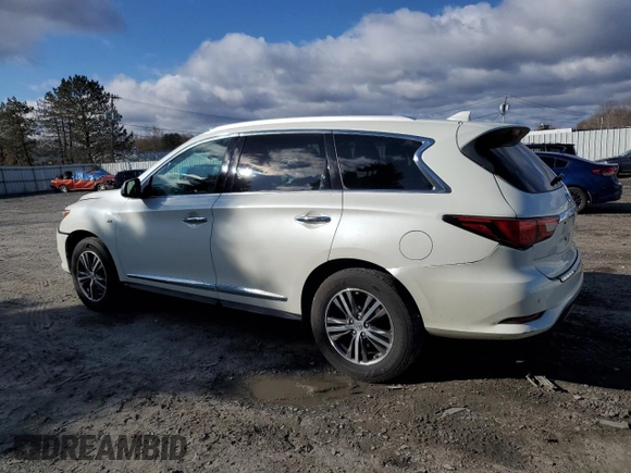 2018 Infiniti QX60 with VIN 5N1DL0MMXJC512432, listed as a Copart auction lot 52238655 with 84,821 mi miles and Salvage Title. Bid and sale history available at DreamBid. Image 2.